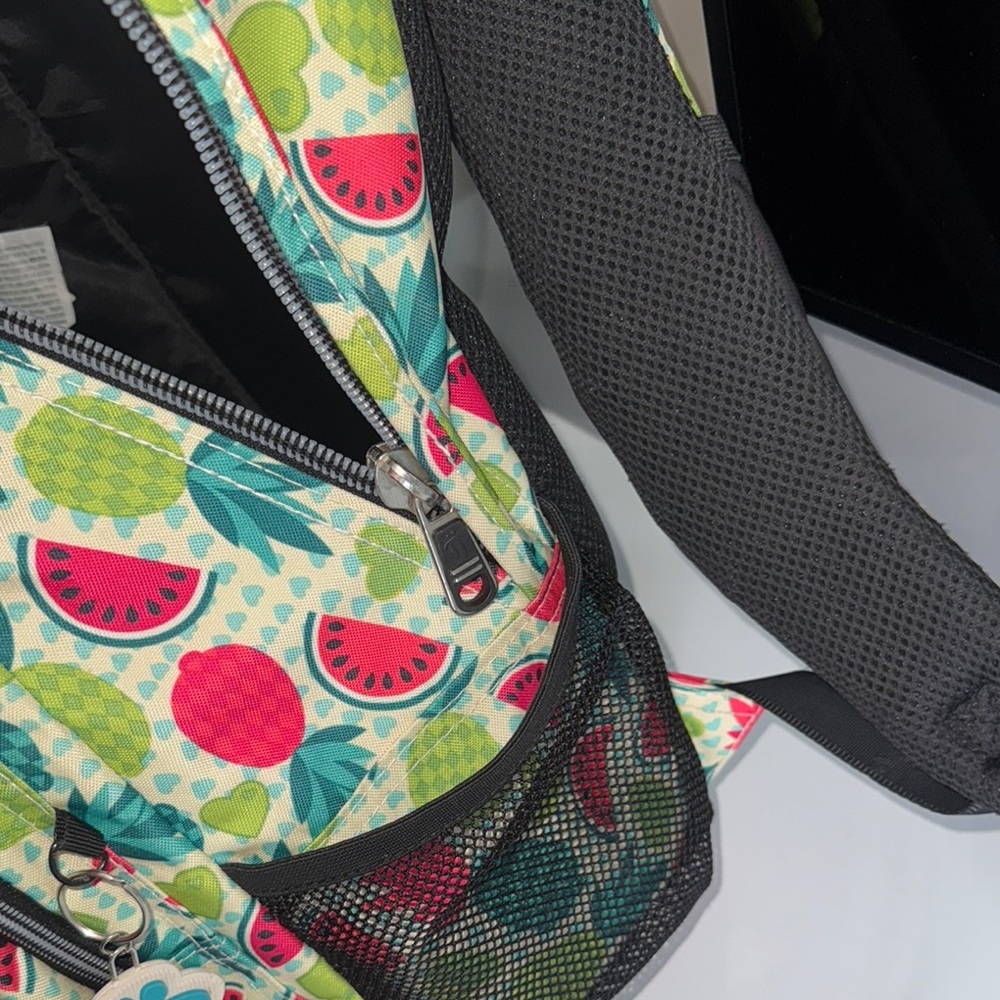 Vibrant Fruit Pattern Backpack - image 7